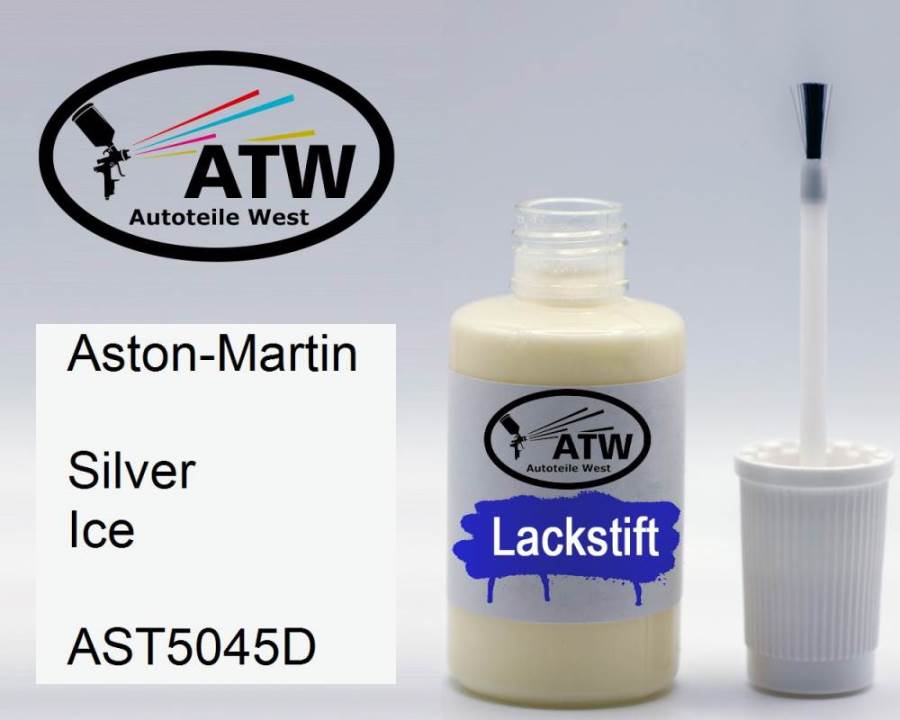 Aston-Martin, Silver Ice, AST5045D: 20ml Lackstift, von ATW Autoteile West.